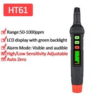 누수탐지기 청음식 최신 장비 수도배관 청진기 탐지기 누수탐지 HT609 천연 가스 누출 감지기 가연성 메탄 액화 경보 모든 종류의 감지, HT61