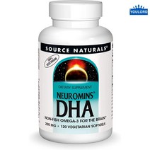 소스내추럴스 오메가3 DHA 알지 오일 600mg 배지캡슐 120정 유로드, 1통, 1개