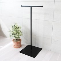 코코디피 큰T자 튼튼한 옷가게 미니 행거 옷걸이 파이프 주문제작 철재 헹거, 회색