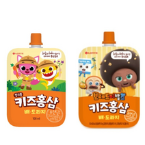 롯데칠성음료 핑크퐁 키즈홍삼 파인애플&케일 배&도라지 2가지맛, 10개