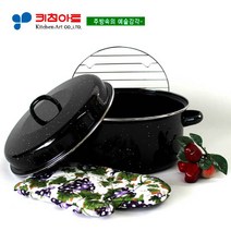 키친아트 다용도 직화(고구마)냄비26CM(주방장갑증정), 단품