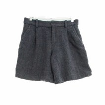 마크바이마크제이콥스 네이비그레이 헤링본 울혼방 핀턱반바지 여자 3215