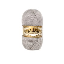 [앵콜스] (10+1)앙고라골드 모헤어실 겨울 의류 뜨개실, 652 실버그레이, 550m