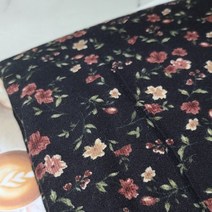 대폭 기모 1온스 양면 보드레 본딩원단 꽃무늬 뷰티플라워 CS0193