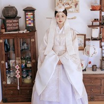 파티 조선복 더블 철릭 가벼운 캐주얼 결혼식 촬영 궁중 한복 드레스 명절 단아한