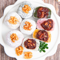 [떡집닷컴] 개별포장 호두왕찹쌀떡1.6kg, 80g, 180개