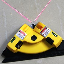 레이저 레벨기 수평기 수직기 측량기 사선 레이저 레벨 90도 수직 수평 라인 투영 측정 세라믹 타일 시스템, 한개옵션0