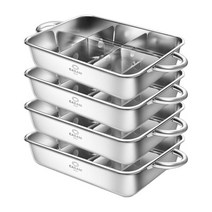 까사니 디바이더 스텐 사각 냄비X4개, 단품