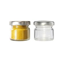 미니유리병 미니원형25 1개 25ml 유리병, 검정마개