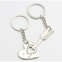 큐피트 커플 더블키링세트 선물용 기념일 열쇠고리 차키 남친 여친