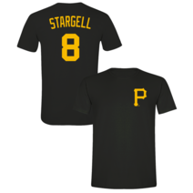Willie Stargell 티셔츠 Shirsey 피츠버그 파이어리츠 MLB 소프트 저지