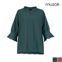 무자크 린넨라이크 핀턱주름 블라우스 (MI7WBL27)_22