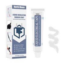 30ml 액체 절연 전기 와이어 케이블 실란트 테이프 붙여 넣기 방수 안티 UV 빠른 건조 보드 전자 NoCorrosion, [01] 화이트 30ml