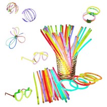 파티쇼 콘서트야광팔찌 5mm, 랜덤 발송, 200개입