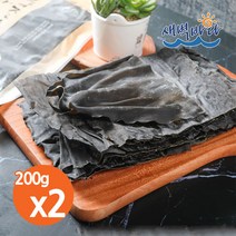 완도산 사각 건다시마 200g x 2봉 특품 자연건조 금일도 KED2002, 단품