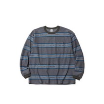 라디얼 RADIALL CUTLASS CREW NECK T-SHIRT L/S gray RAD-23AW-CUT004