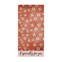 메리롱 선물 포장용 패턴 직사각 감사스티커 5x10cm 50매, 패턴e