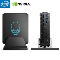 게임용 PC 미니 데스크탑 컴퓨터 Ntel Serpent Canyon NUC12SNKI7 코어 I7-12700H NUC 열광 WiFi 6E, 01 32GB RAM 1TB SSD_02 AU, 01 i7-12700H