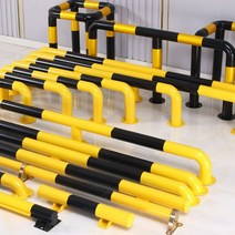 U형 M형 볼라드 가드레일 가드 스톱바 주차금지 충돌방지 진입금지 소화전 보호, U자형 200x10cm 두께2mm