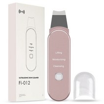 뉴페이셜 스킨 스크러버 초음파 딥 클렌징 각질 제거 클리너 페이스 주걱 블랙헤드 리무버, 02 Pink-Ultrasonic