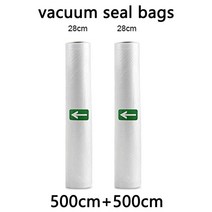 가정용진공포장기 무선진공포장기 비닐 진공기 ALACRIS 듀얼 펌프 식품 진공 실러 5 가지 모드 자동 포장기, 03 Vacuum Seal Bags