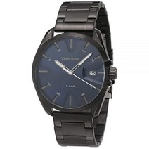 Diesel MS9 쓰리핸드 스테인리스 스틸 시계 DZ1908 건메탈 원 사이즈 쿼츠 무브먼트
