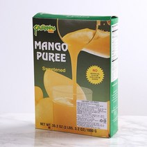 프로푸드 망고퓨레 1kg 망고원액 70% 에이드스무디, 1팩