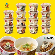 [제이비유통] CJ 햇반 컵밥 컵반 25종 골라담기 비비고 간편식 즉석식품 신제품 입고, 소고기육개장국밥 217g