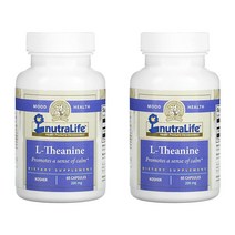 뉴트럴라이프 L-테아닌 200mg 캡슐 60정 x 2개