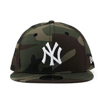 Era 9Fifty MLB 뉴욕 양키즈 그린 카모 베이직 스냅백 모자 11941920 프리 사이즈