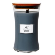 우드윅 캔들 라지자 병향초, 609g, Evening Onyx