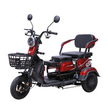 삼륜 오토바이 전동 스쿠터 노인 여성 외출 전동차, 고급형600W모터48V13a 60V(배터리)