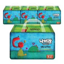 나비잠 울트라씬 밴드형 기저귀 S 2단계(4~7kg), 264매