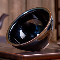 말차 다완 점차 건잔두차 세트 라지 사이즈 중국식 말차 그릇 철태 찻사발 차완, 옵션4