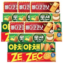 롯데 비스킷 4번들(제크+야채크래커+롯샌+빠다코코낫), 5개