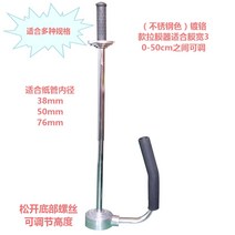 수동핸드랩핑기 파렛트회전판 돌림판 손잡이형 핸드랩퍼 : 텐션조절가능한 수동 파렛트 랩핑기 (수동 공업용 파레트 래핑기), 30-50cm 필름 폭에 적합한 크롬 도금 필름