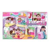 가방형 인형의집 세트 3세여아 인형놀이용 베이비 코디놀이 자매놀이