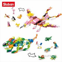 [룰루핑거] 슬루반 B0969 동물2 세트 2T-01-206, 1개(랜덤)