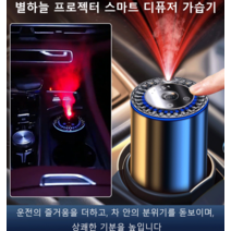1/1+1 [별하늘 루프탑 자재] 나노 안개화 스마트 차량용 디퓨저 가습기 차량용 프로젝터 가습기, 순수한 코룡  160ml*1