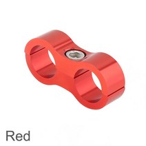 유수분리기8AN 호스 분리기 클램프 연료 라인 장착 1/2 호스/오일 라인/워터 파이프 가스 용 피팅 어댑터, 02 빨간