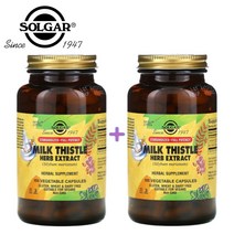 (1+1) 솔가 밀크씨슬 추출물 Silybum Marianum 플라보노이드 실리마린 150 베지캡슐 2팩