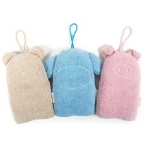 팅구 캐릭터 바디 스폰지 마이크로화이버 때타월, 없음, 블루