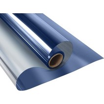 윈도우 시트 창문 시트지 현관문 거울 유리창 필름 스티커 암막 불투명 개인 정보 보호 창 양산 반사 단방향 창 차양 비닐 자외선 차단 유리, 푸른, 35x100cm