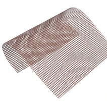잘라쓰는 바베큐 그릴 망 메쉬 매트 재사용 석쇠 대용 유리 섬유 화로 오븐 구이용 캠핑