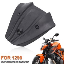 윈드스크린바람막이 pcx윈드스크린 스쿠터윈드스크린1290 Super Duke R 2020-2021 용 오토바이 앞 유리 기, 한개옵션0