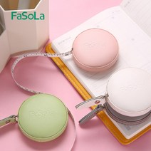 마카롱 원형줄자 다이어트 자동줄자 휴대용 미니줄자 피팅 1.5m, 그레이