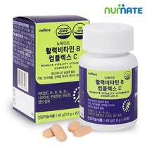 뉴메이트 활력비타민B 컴플렉스C (1박스/2개월분), 없음
