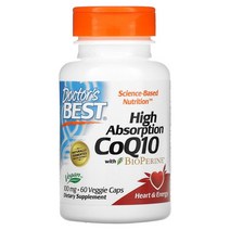 닥터스베스트 코엔자임 큐텐 CoQ10 100mg / 60 120 360 캡슐, 360캡슐