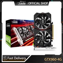 JINGSHA-비디오 카드 오리지널 GTX960 4GB 128Bit GDDR5 그래픽 카드 NVIDIA VGA 카드 Geforce GTX 960 Hd, 한개옵션0
