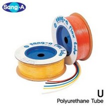 상아 6파이 100m 폴리우레탄 튜브 공압호스, 그린